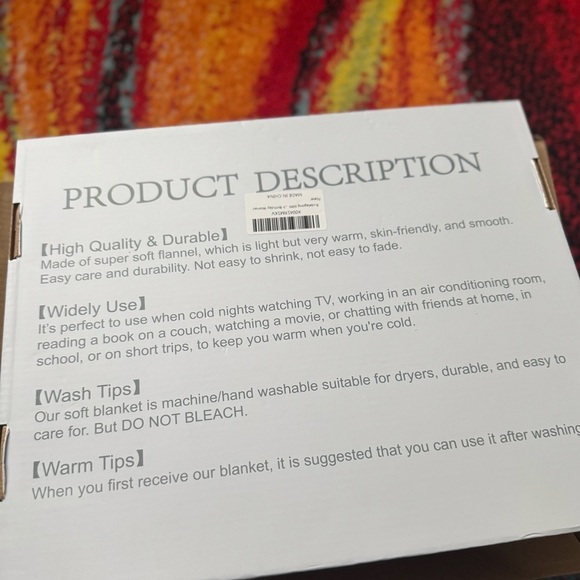 2/$13🍁60th Birthday Blanket 1964 - Picture 3 of 7